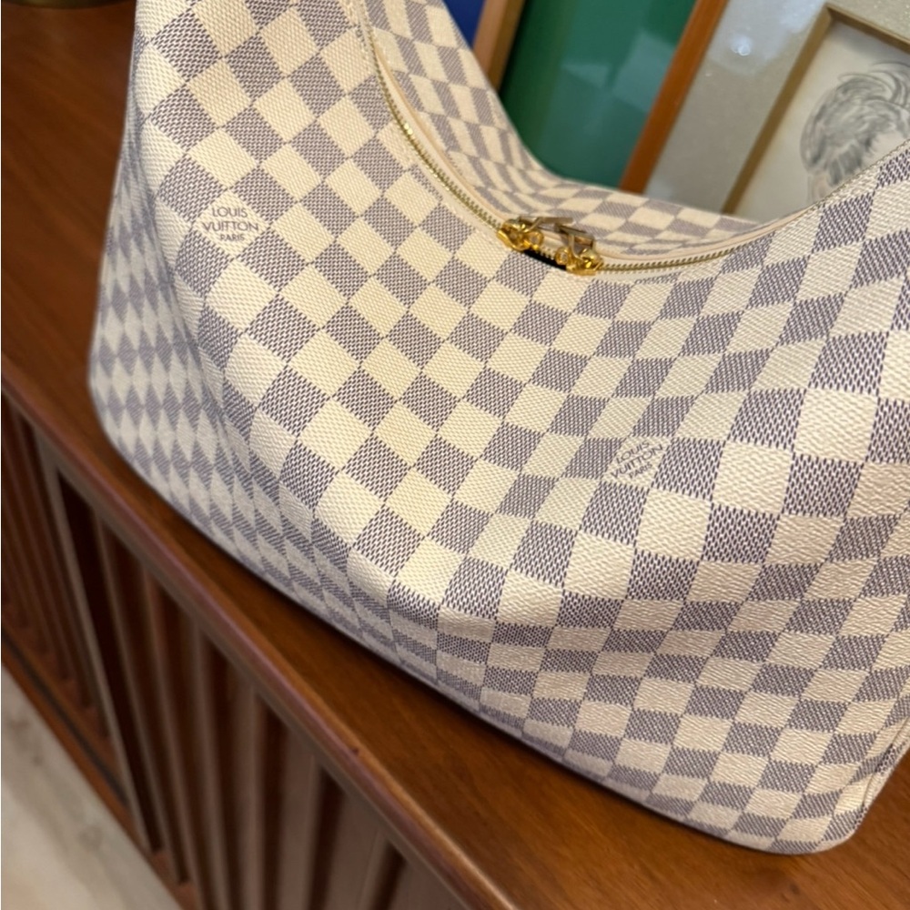 Authentic, Louis Vuitton, Slouchy MM, Azur